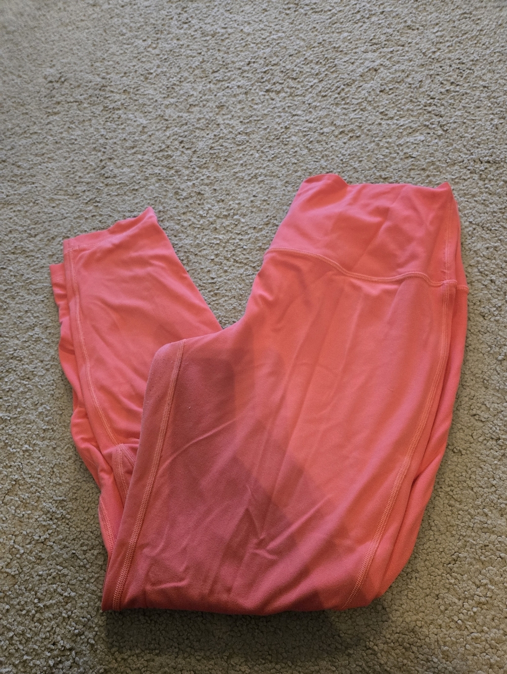 Bright Coral Pink Leggings Lululemon